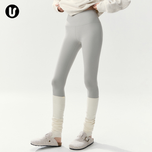 瑜伽长裤 运动九分裤 子跑步健身灰色鲨鱼裤 女提臀普拉提训练服套装