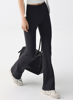 Umeko运动长裤女提臀瑜伽服普拉提健身运动微喇叭裤新款上衣套装