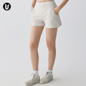 休闲羽毛球瑜伽三分跑步普拉提训练服健身上衣套装 运动短裤 女新款