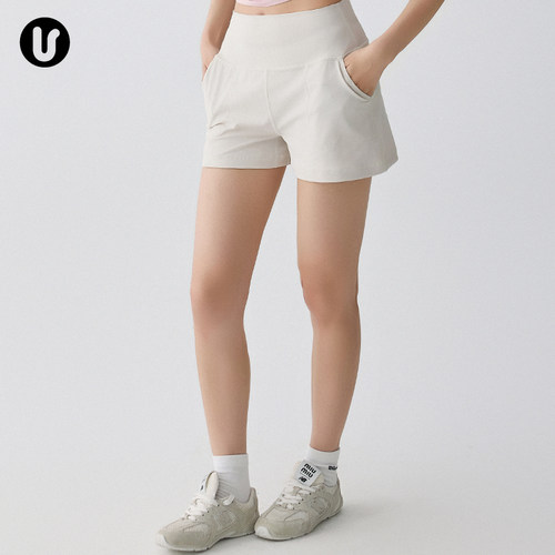 Umeko宽松运动短裤女高腰防走光