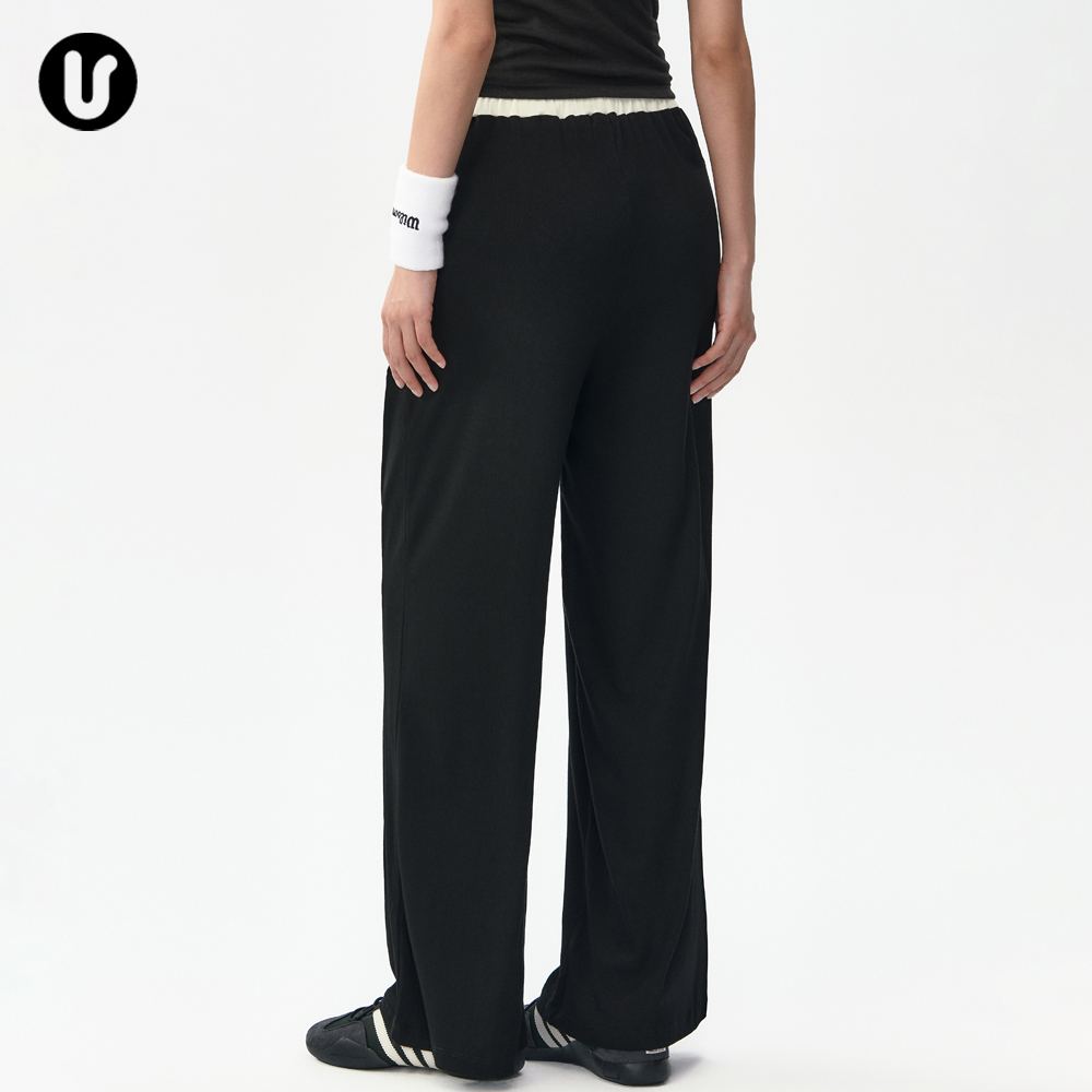 Umeko瑜伽裤抽绳松紧运动长裤女