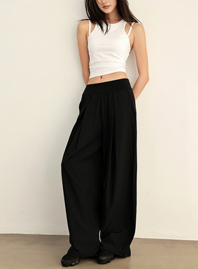 轻薄运动裤女春夏新款宽松休闲直筒健身长裤子跑步速干瑜伽服套装