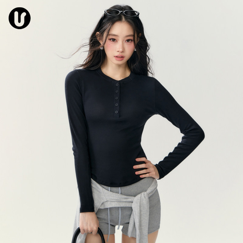 瑜伽服长袖女冬季修身亨利衫运动上衣跑步普拉提套装训练健身T恤,运动/瑜伽/健身/球迷用品,瑜伽t恤,淘宝优惠券,粉丝福利购,淘宝优惠卷