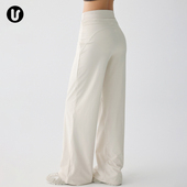 女新款 速干宽松阔腿裤 跑步运动健身裤 高腰瑜伽裤 普拉提训练长裤 夏