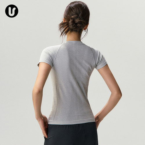 Umeko运动短袖女速干瑜伽服上衣