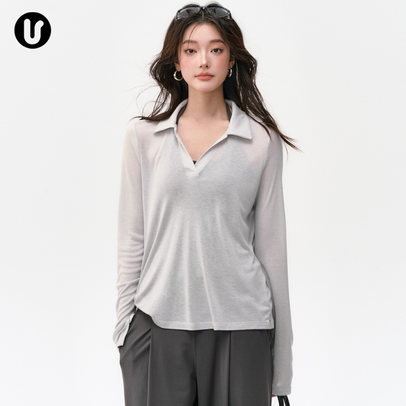 Umeko运动长袖轻薄透气健身上衣