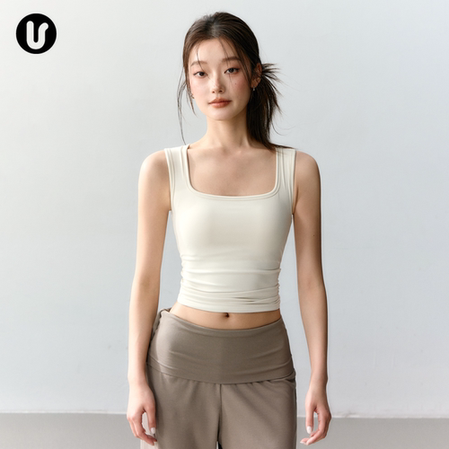 Umeko固定一体杯健身运动背心女