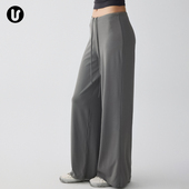 套装 速干阔腿跑步普拉提训练服宽松运动健身长裤 女新款 直筒瑜伽裤