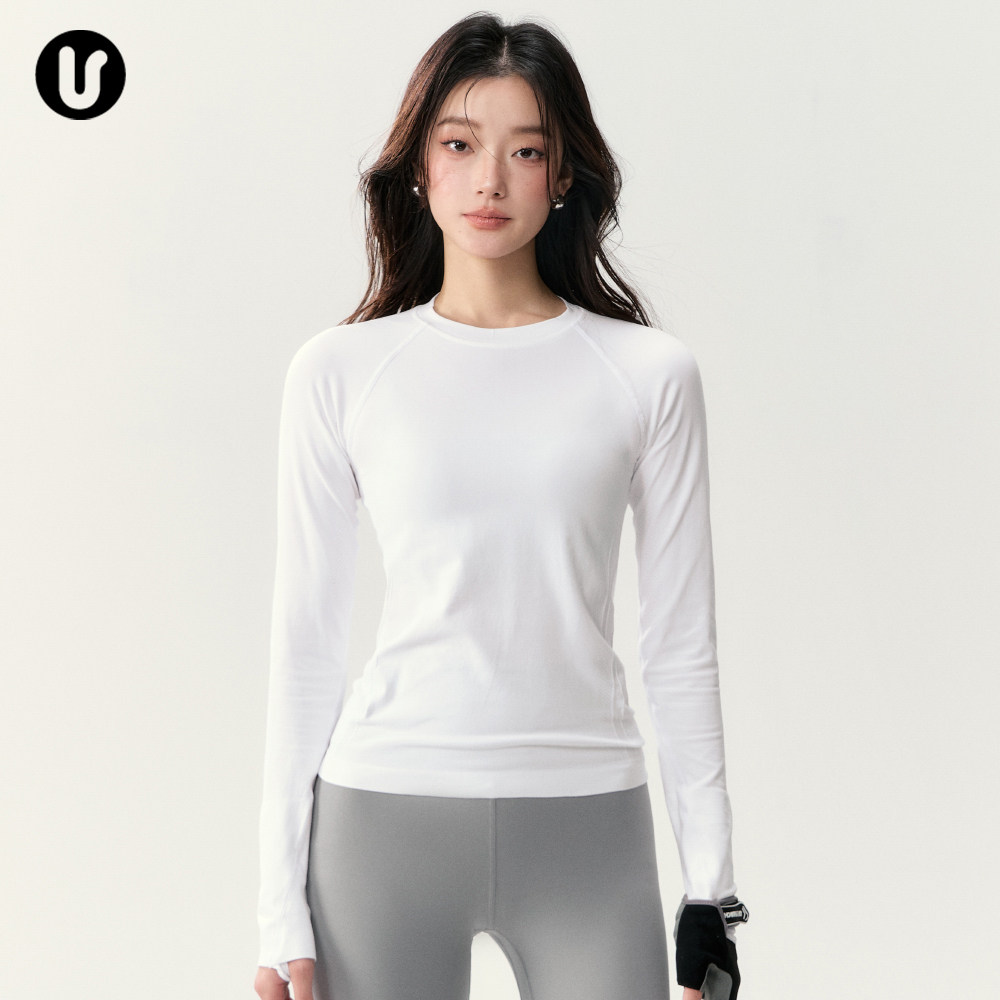 秋冬瑜伽服长袖户外跑步运动上衣女修身速干普拉提服训练健身套装,运动服/休闲服装,健身衣,淘宝优惠券,粉丝福利购,淘宝优惠卷