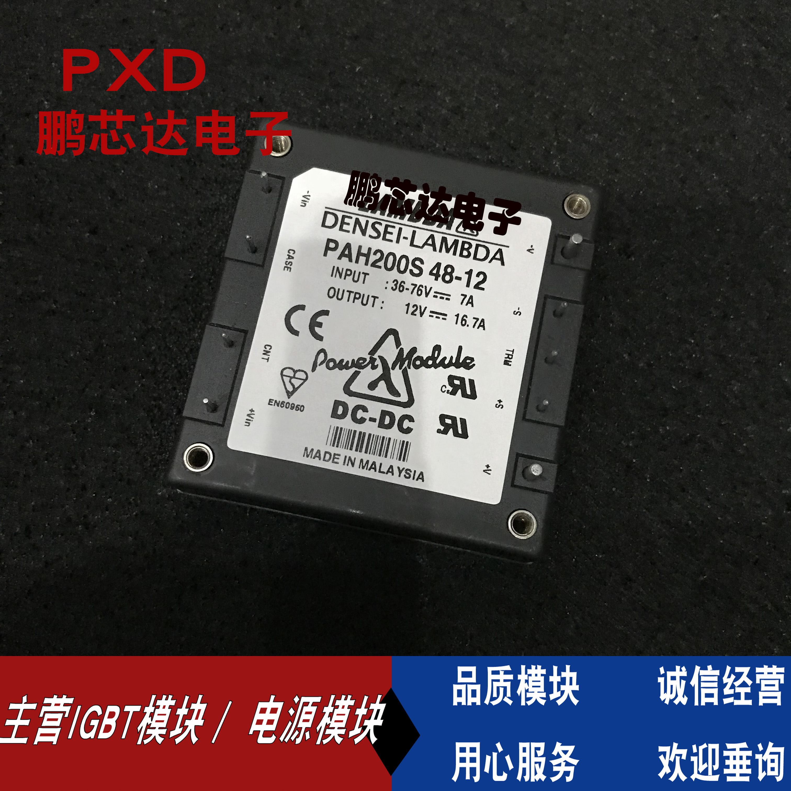 PAH200S48-12模块[Isolated DC/DC Converters 200.4W 12V 16.7A] 电子元器件市场 电源 原图主图