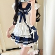 分体款 三色海军风北极星lolita日常款 全款 可爱学院套装 海盐千层