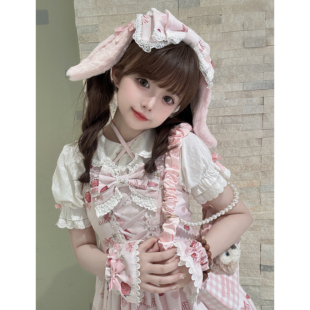 *兔莓礼盒SP*2.15再贩北极星Lolita粉色系意向金1R抵双层边夹一个