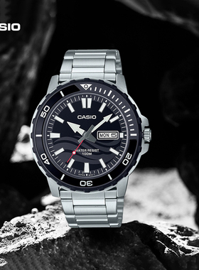 casio卡西欧旗舰店MTD-125学生剑鱼电子手表男款官方正品官网