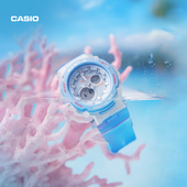 卡西欧海外旗舰店BGA BABY 270AQ联名款 学生电子手表女官方官网