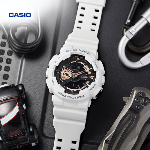 casio卡西欧旗舰店GA-110RG户外运动手表男士官网官方正品G-SHOCK