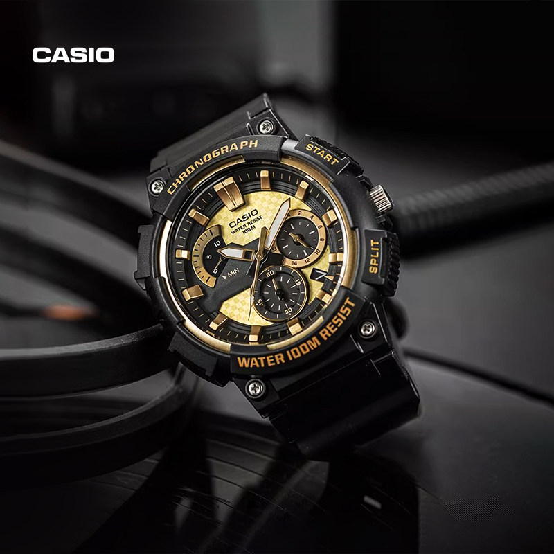 卡西欧正品官方旗舰店MCW-200运动男士学生电子AEQ-110手表casio