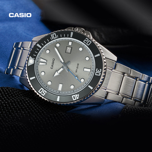 107D旗舰店官方正品 剑鱼绿水鬼MDV 商务时尚 casio卡西欧手表男士