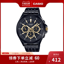 Casio / Casio waterproof three eye pointer business simple leisure watch man mtp-e303b-1a