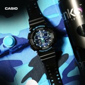 官网官方正品 SHOCK 100CB潮流电子手表男士 卡西欧海外旗舰店GA