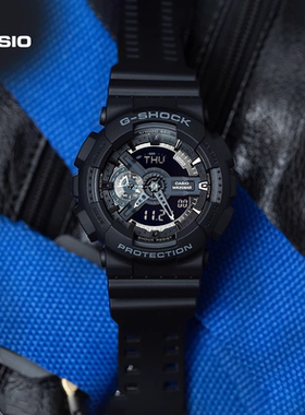 海外专供卡西欧旗舰店GA-110电子手表男士黑武士gshock官方正品