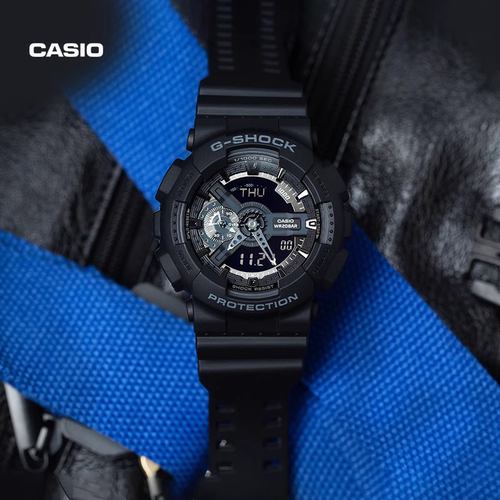 casio卡西欧黑武士电子手表