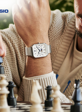 【新品发售】casio卡西欧旗舰店MTP-M305石英月相学生考试手表男