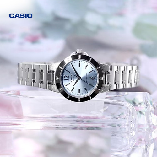 新品卡西欧手表女士款学生碎碎冰LTP-1177A官方旗舰店官网正品