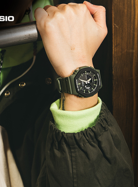 【新品发售】casio卡西欧海外旗舰店GA-2110学生手表男款gshock