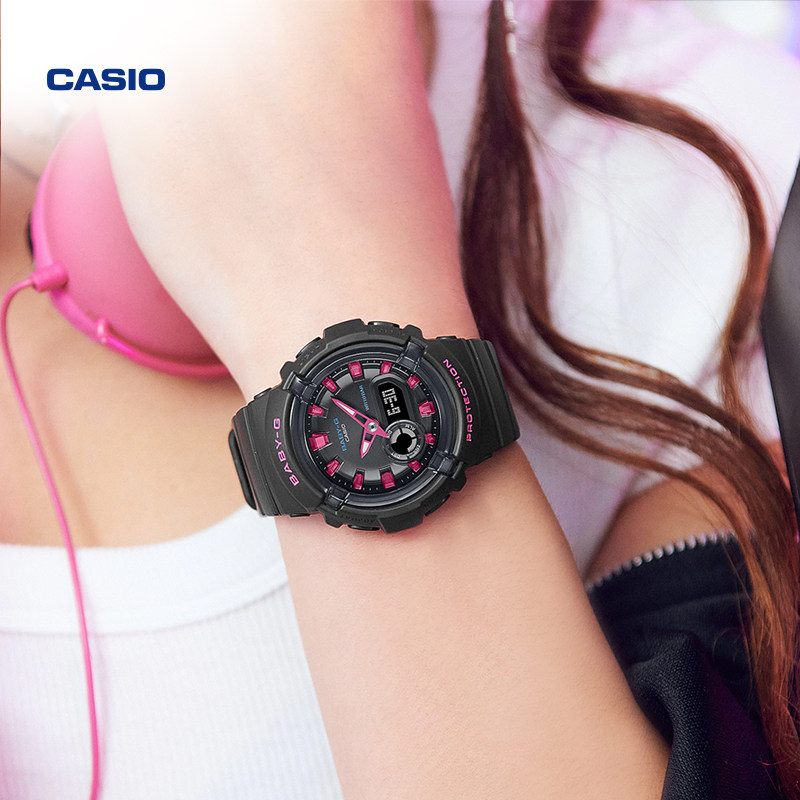 海外专供casio卡西欧旗舰店BGA-280DN运动初中学生手表女士BABY-G