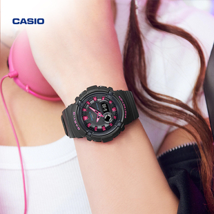 海外专供casio卡西欧旗舰店BGA-280DN运动初中学生手表女士BABY-G