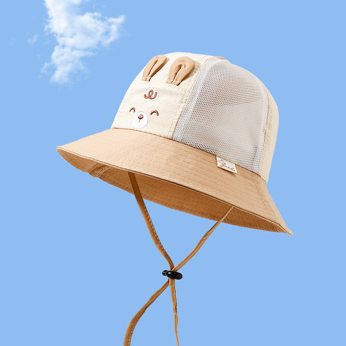 可爱儿童夏季薄款透气渔夫帽