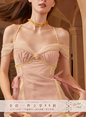 LaceMade 埃及女神 重磅新品尼罗河异域风情小众纱网夏季连衣裙女