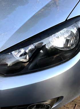 适用大众高尔夫6 高6Golf 6 GTI R 大灯尾灯灯眉改装装饰贴立体贴