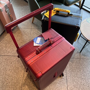 箱 出口日本高端行李箱女大容量铝框拉杆箱男26寸托运加厚学生密码