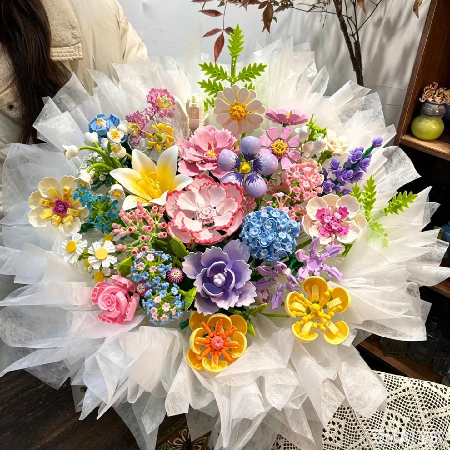 高颜值多巴胺花束生日礼物送女生图片