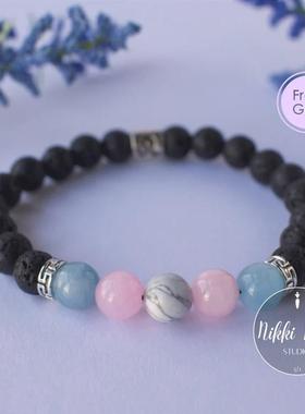 【陌漓全球购】跨性别蓝粉白星座手链-NikkiMayStudio全球购正品