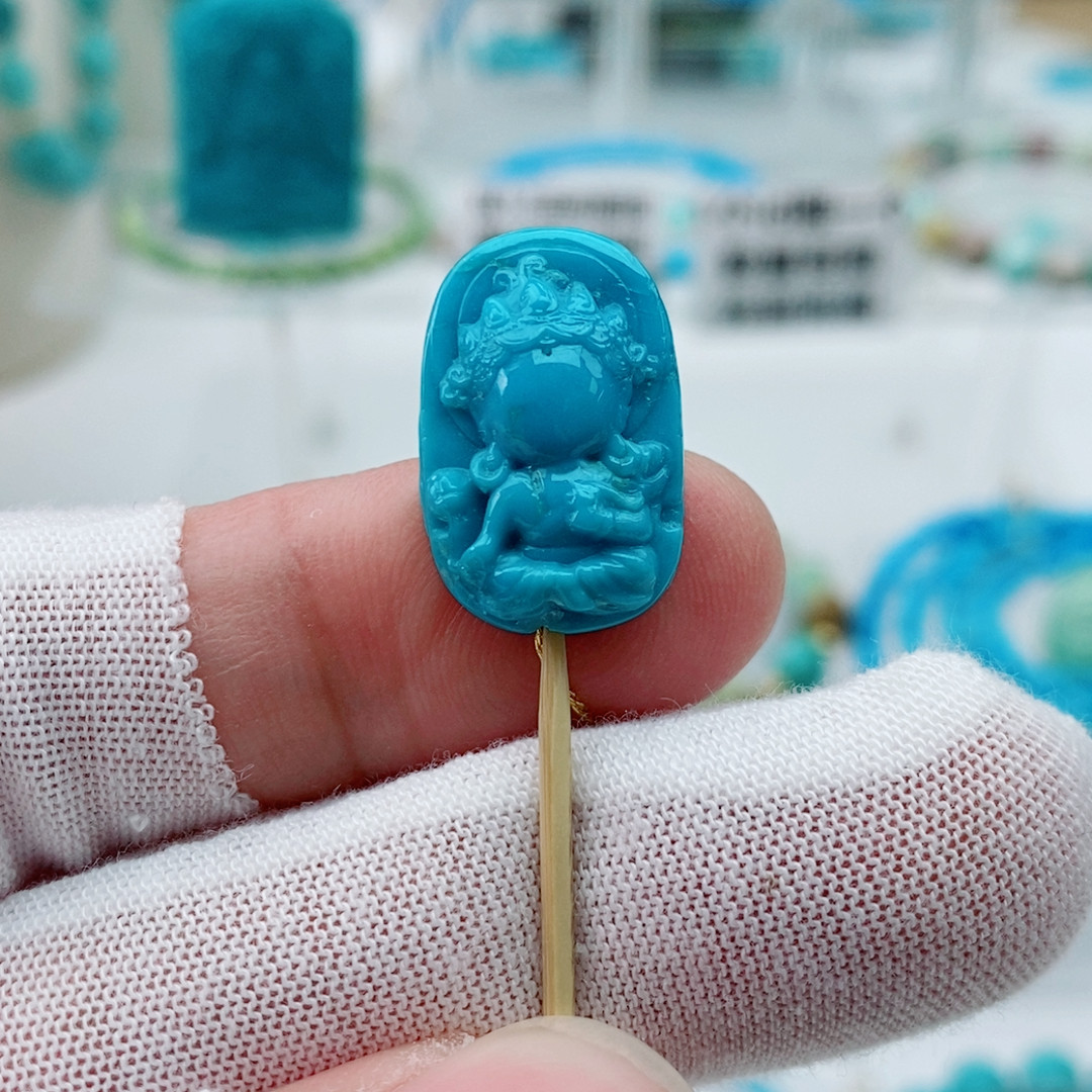 Y  玉化 暴暴蓝 无相绿度母