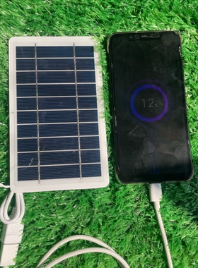 单晶硅太阳能电池板手机户外便携光伏发电板折叠USB充电器5v9v12