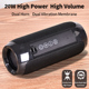 Column ortable tooth Waterproof Wireless 20w Speaker ass