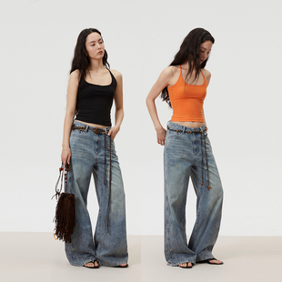 打底吊带衫 百搭遮副乳弹力修身 细肩带工字背心女夏季 INRM