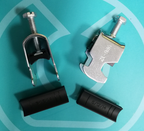 UB金属电缆夹UB6-12/UB50-64 C型导轨电缆固定金属夹 电缆固定夹