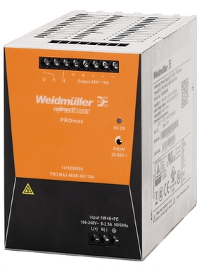 全新魏德米勒开关电源 PRO MAX 480W 48V 10A 现货 1478250000