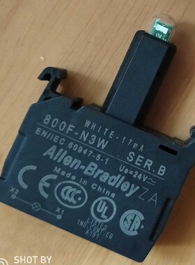 AB 罗克韦尔指示灯灯座 800F-N3G 800F-N3R 800F-N3B N3W N3Y 24V