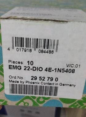 德国 菲尼克斯 二极管接线端子排 EMG 22-DIO 4E-1N5408 2952790
