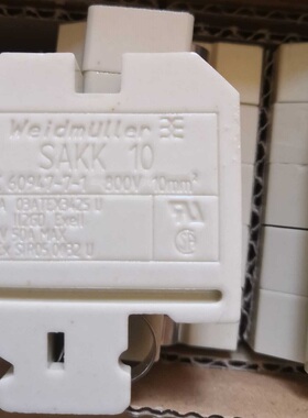 原装魏德米勒 陶瓷接线端子排 微型端子 SAKK 10平方 9502610000