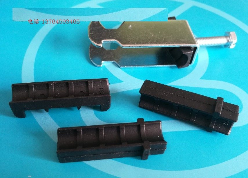 KINGTAI 电气三层金属电缆夹 UB22.3 电镀好 线缆卡子C型导轨安装