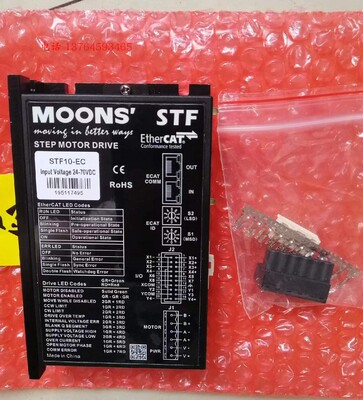 MOONS'鸣志驱动器步进电机 MSST5-Q-RN,STF10-EC 原装带Q程序智能