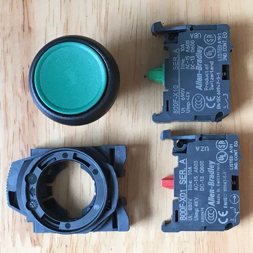 AB点动自复位按钮开关800FP-F3