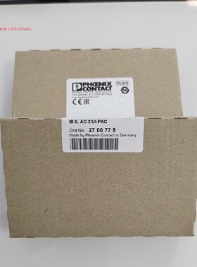 菲尼克斯模拟量输出模块Inline模块 IB IL AO 2/UI-PAC - 2700775
