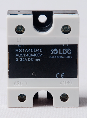 LDG立得 RS1A40D40 固态继电器 直流控交流40A 400V 替代瑞士佳乐